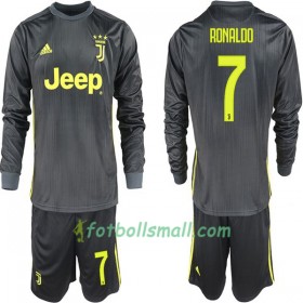 Juventus Fotbollströjor Ronaldo 7 Barn Tredje tröja 2018/19 Långärmad